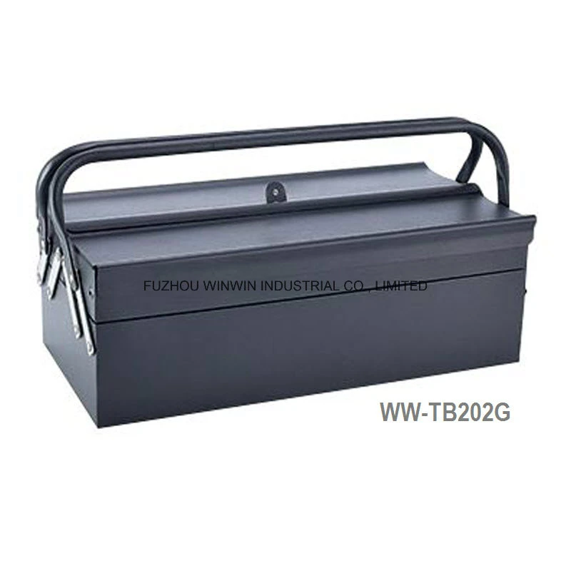 Customized Tool Storage Hand Tool Box Metal Tool Box with 2 Storage Tray