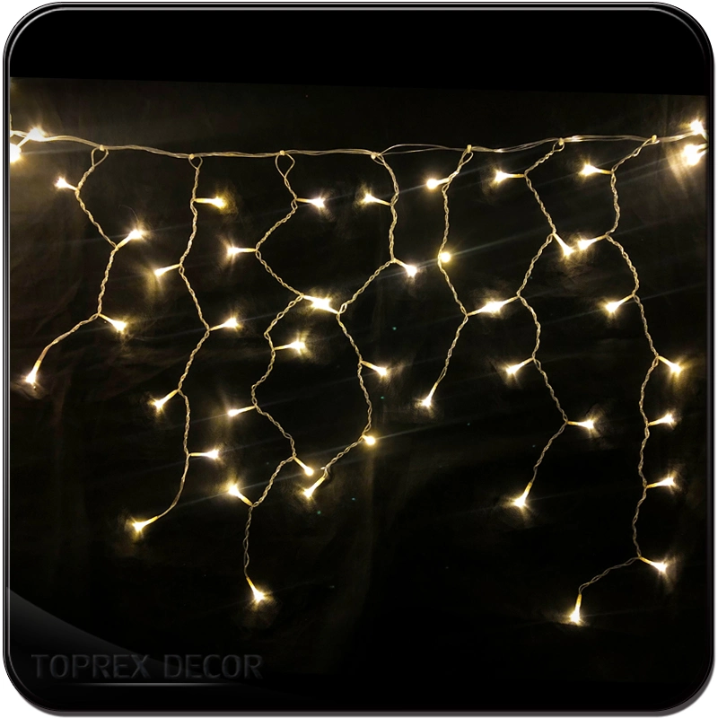 China Supplier Quality Wholesale Copper Wire LED Icicle Twinkle Light Backdrop with CE&RoHS