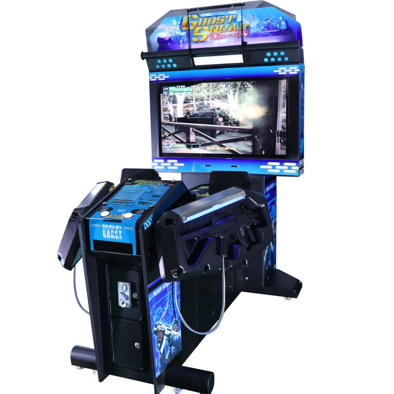 Juego de máquina de tiro de simulación de pasillo dos juegos interactivos de entretenimiento Arcade Equipo de juego