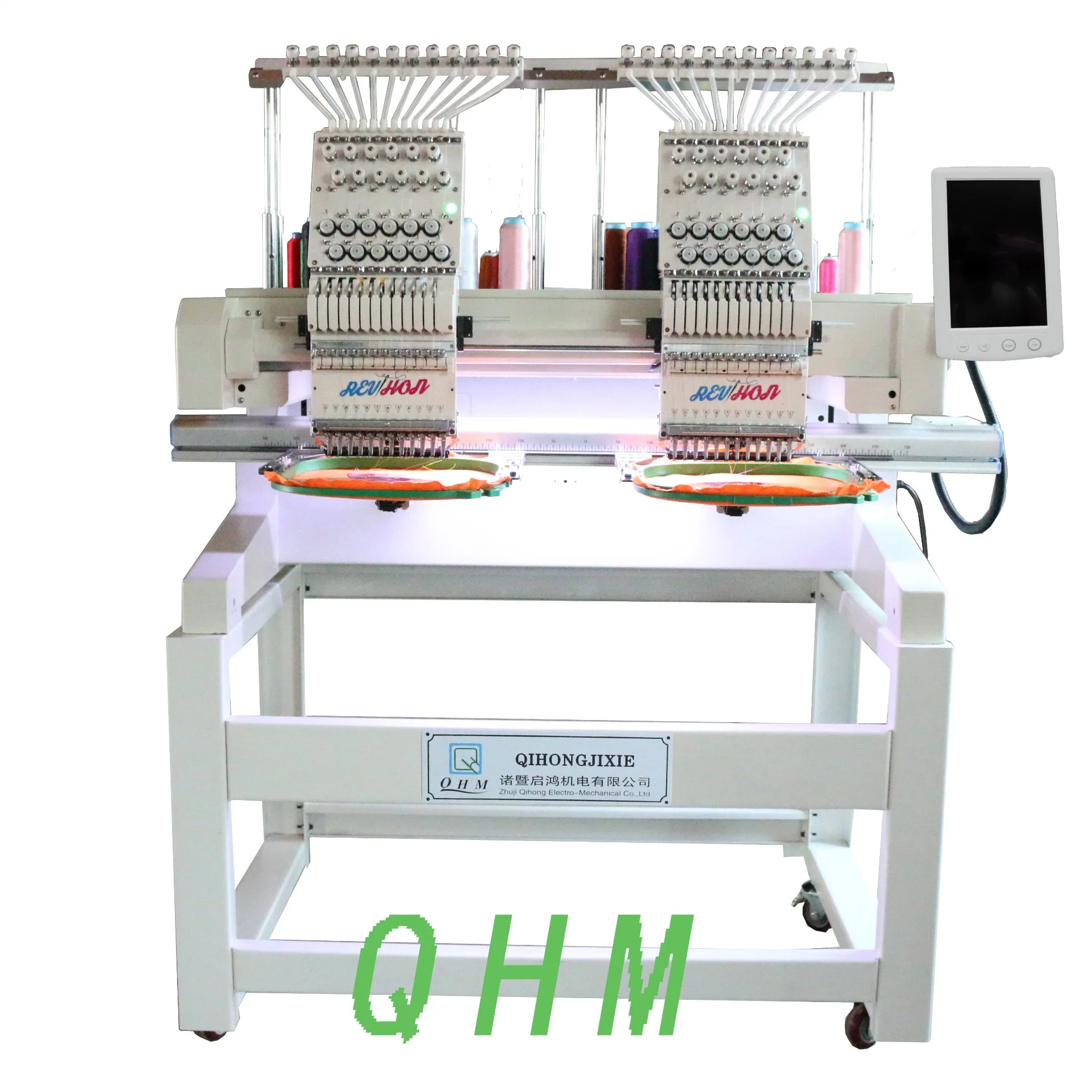 T- Shirt Embroidery Machine Double Head Chain Stitch Embroidery Machine