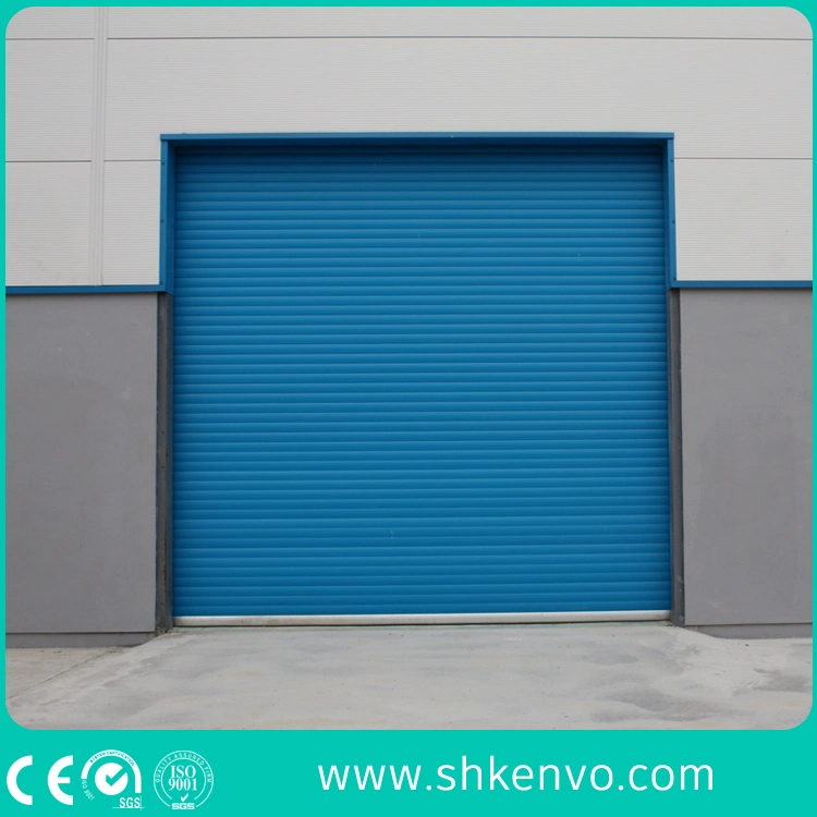 Industrial Overhead Electric Wind Lock Steel Rolling up Shutter for Factory or Garage