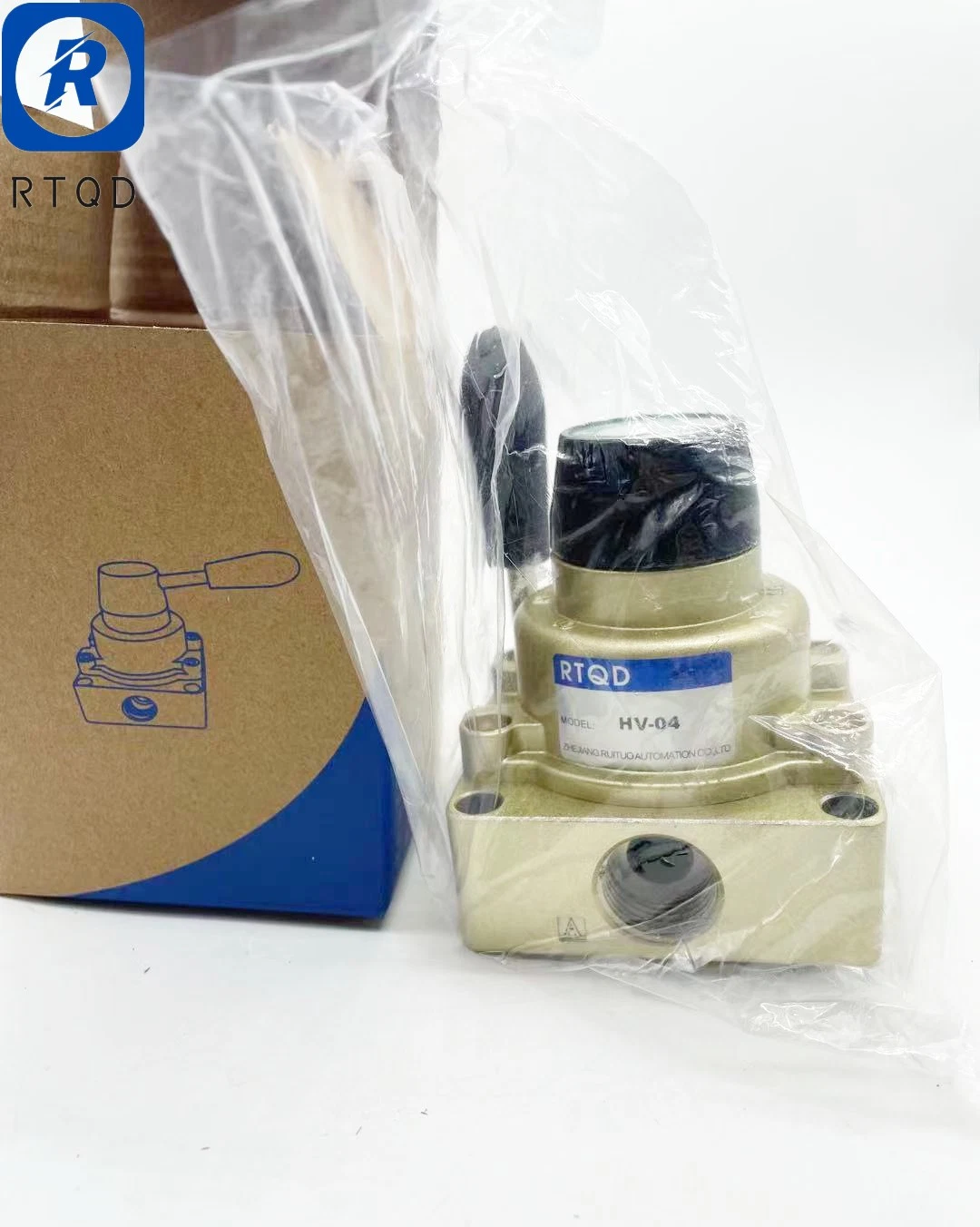 Pneumatic Component Hv Series Hand Valve Manual Valve Manual Switch Manual Directional Valve Hv-02, 03, 04