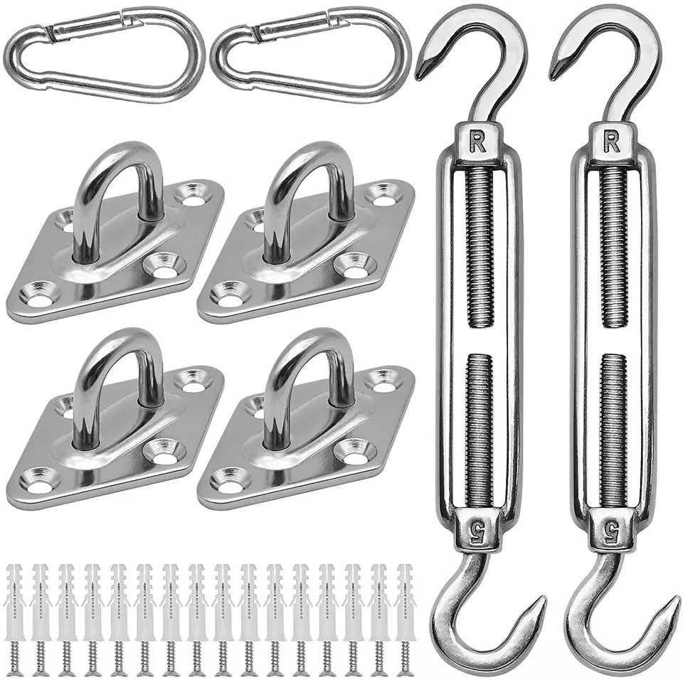 Kingslings Marine Grade SS304 SS316 Stainless Steel Rigging Shade Sail Hardware