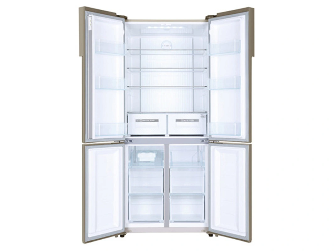 French Door Bcd Refrigerator with Water Dispenser Variable Frequency Temperature Control