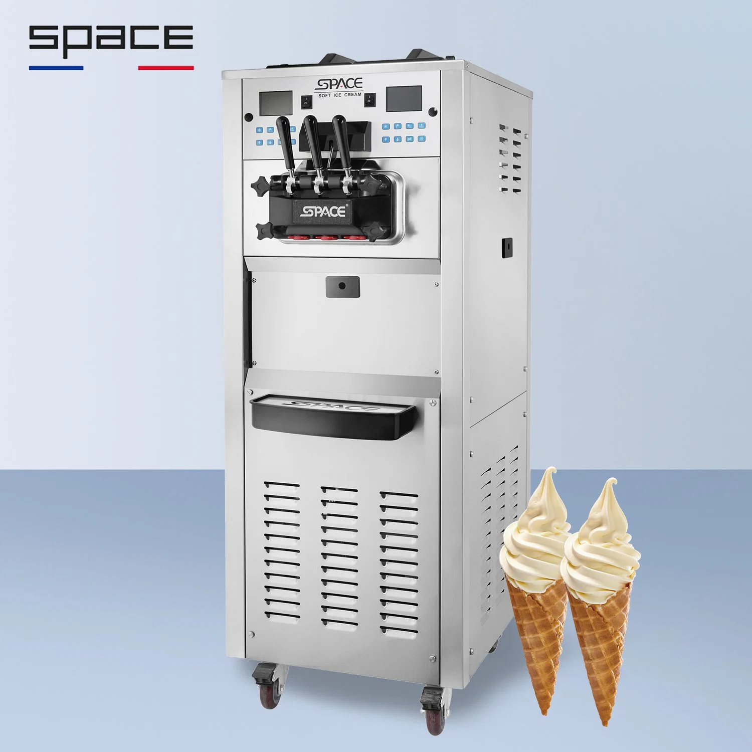 Großhandelspreis Commercial 3 Geschmack Automatische Soft Ice Cream Vending Maschine