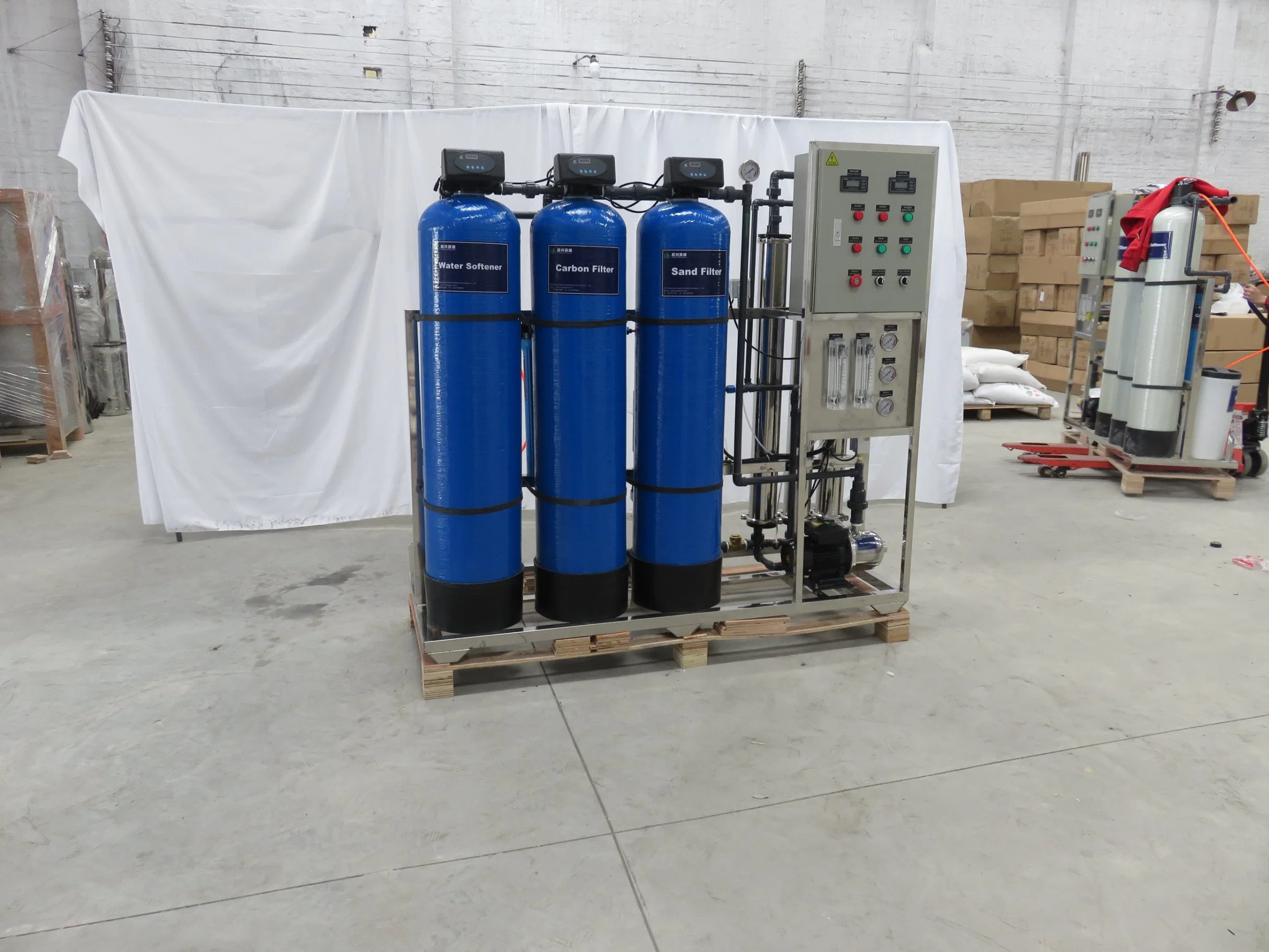 Industrial Reverse Osmosis System Drinking Water Purified Dispenser Filter Plant