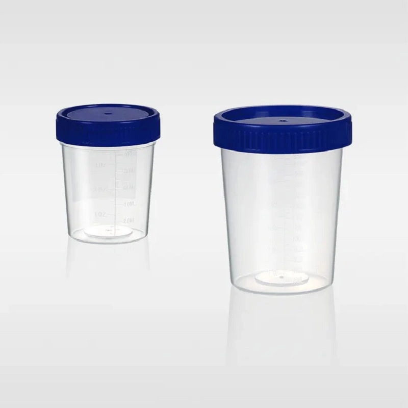 Urine Cup Medical Hospital Urine Disposable Container Testing Laboratory Plastic Specimen Cup Urine Measuring Cup