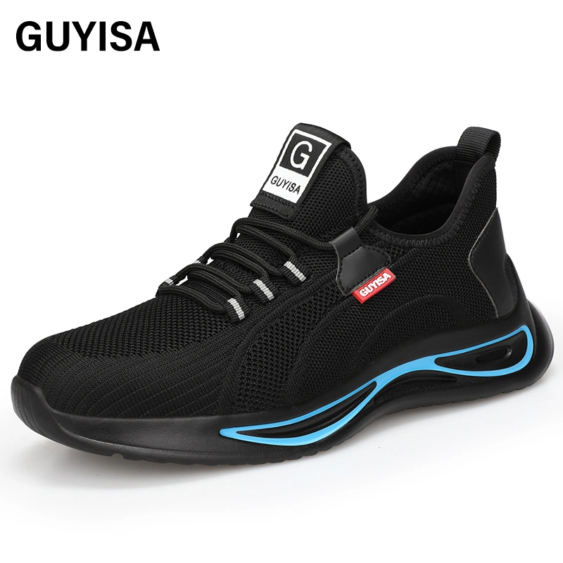 New Design Guyisa China High Quality and Comfort Work Safety Boots with Steel Toe Cap Safety Shoes