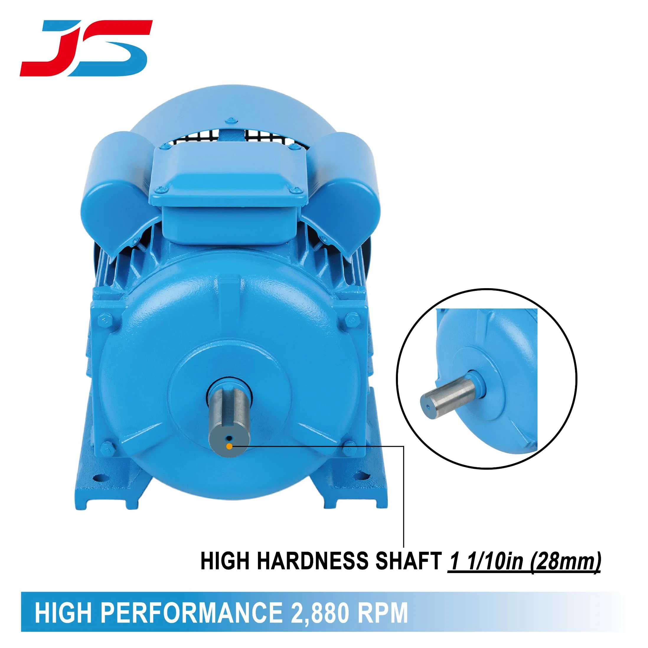 5.5HP Electric Motor 28mm Shaft, 2880rpm Single Phase Air Compressor AC Motor