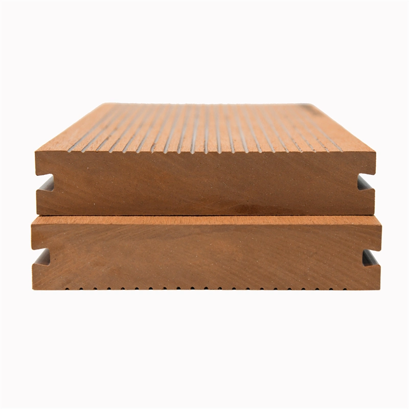 Morden Style Decorative Wood Plastic Composite Co-Extrusion WPC Waterproof Anti-Slip Outdoor Decking