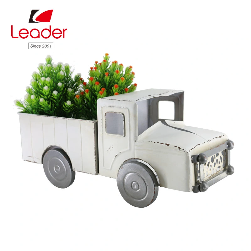 Popular New Design Solar Metal Car with LED Light, Garden Light