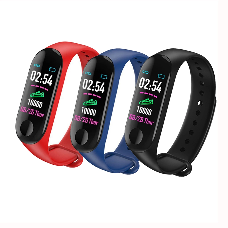 Sport Bracelet Wristband, Waterproof Bluetooth M3 Smart Watch with Blood Oxygen Monitor