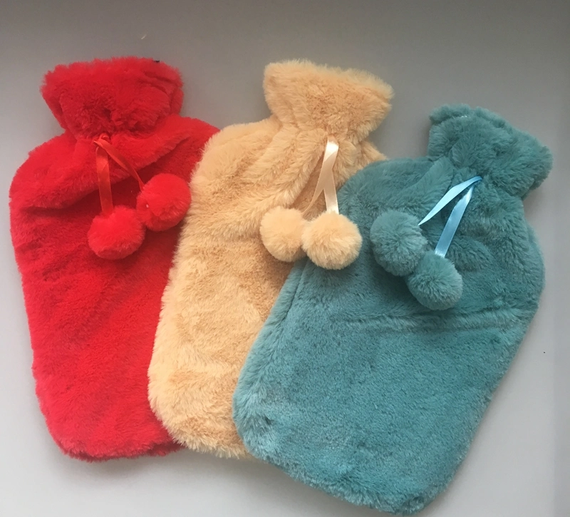 Soft Plush Cover and BS 1970: 2012 Quality Rubber Hot Water Bottle