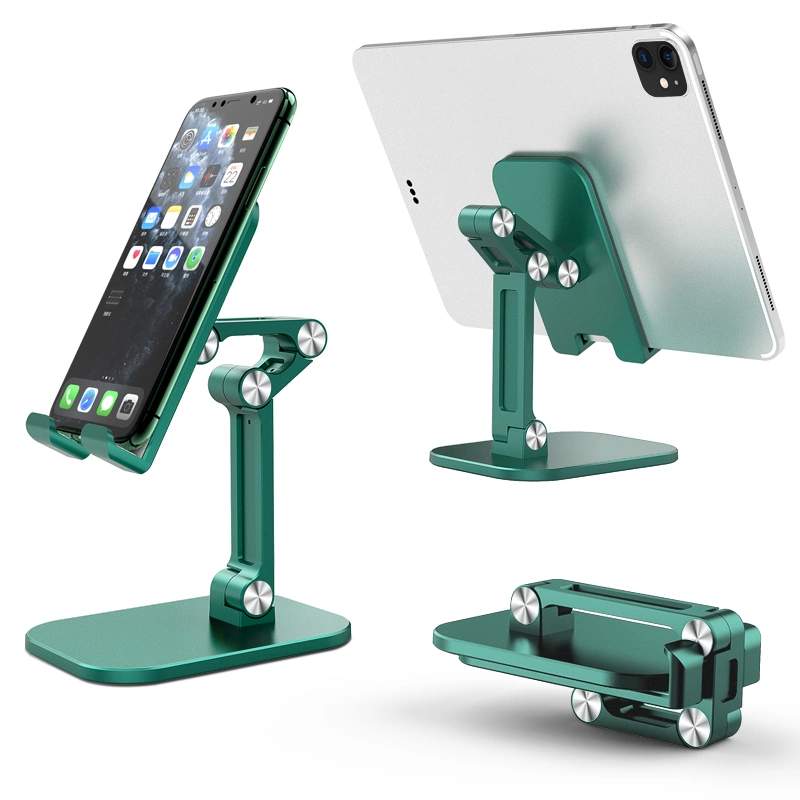 2022 Latest Popular Portable Phone Angle Adjustable Tablet Cell Phone Holder Stand Desk Foldable Lazy Mobile Phone Holder