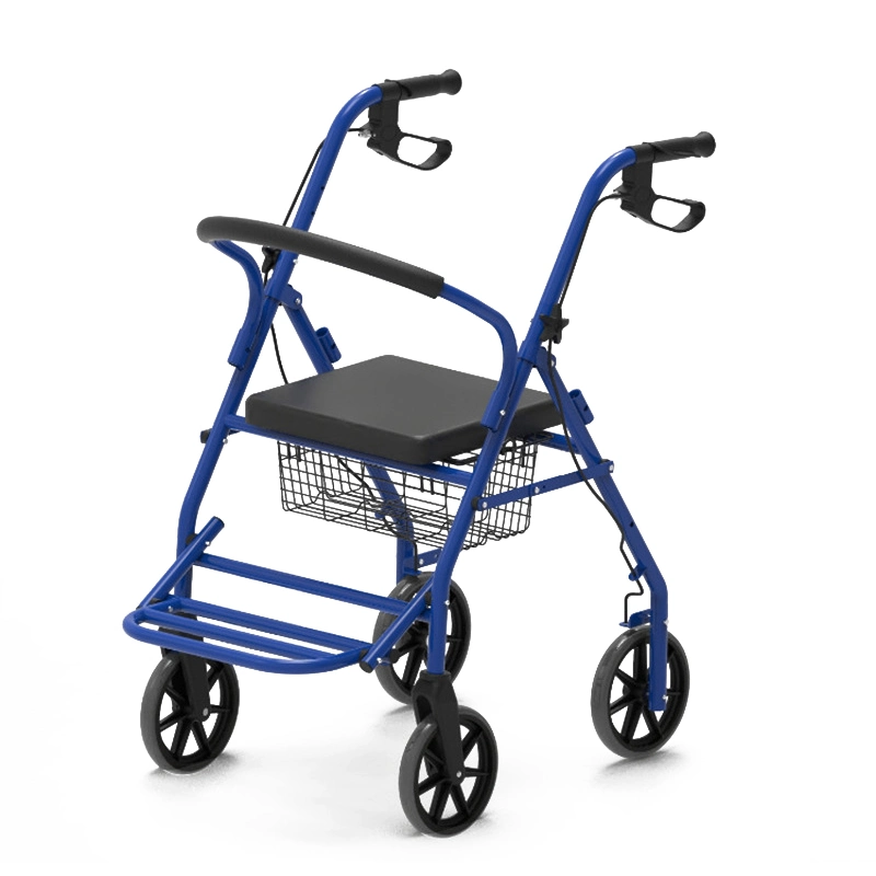 Lightweight Elderly Disabled Pregnant Shopping Cart Walker Wheelchair Folding Trolley