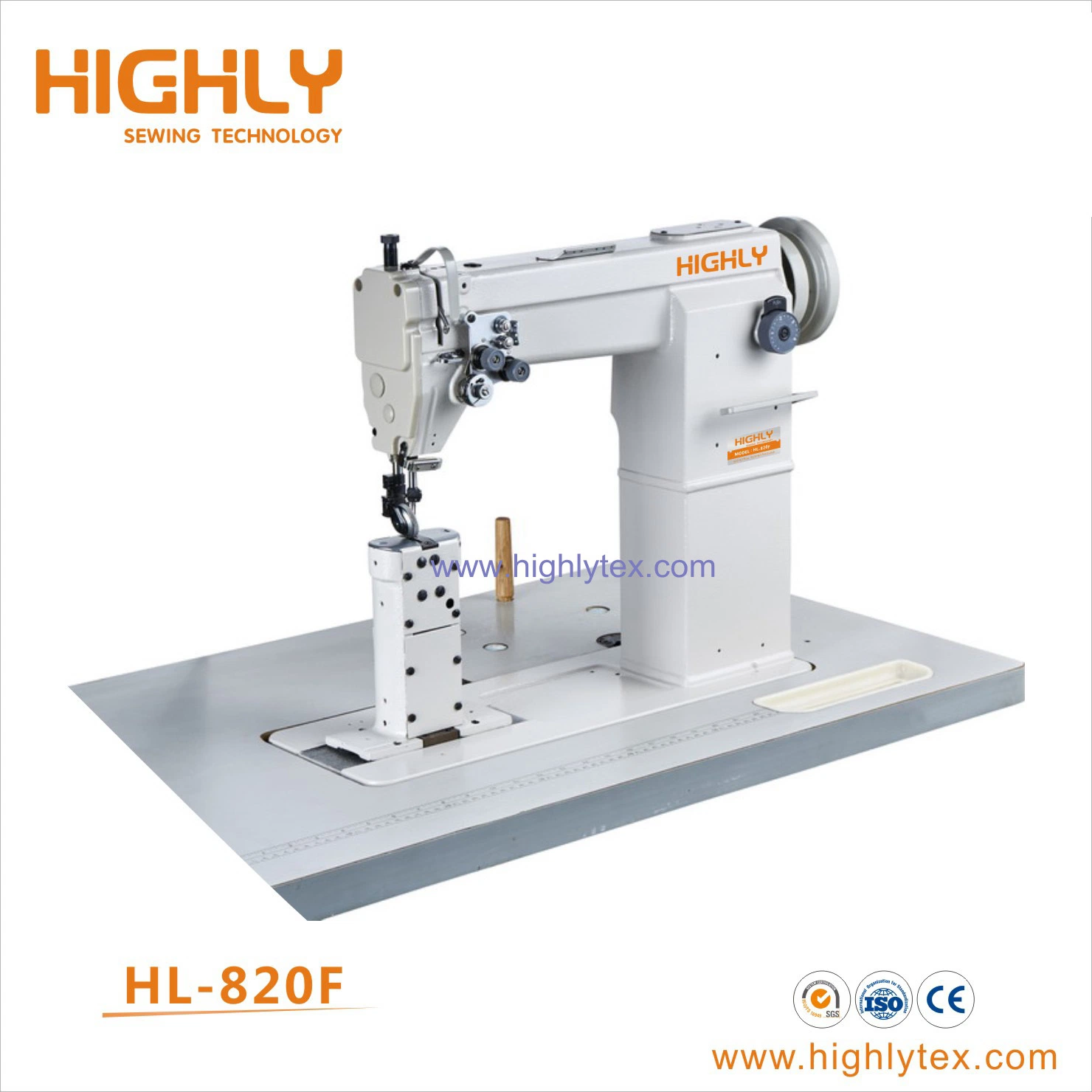 Hl-820f Post Bed Heavy Duty Shoes Sewing Machine
