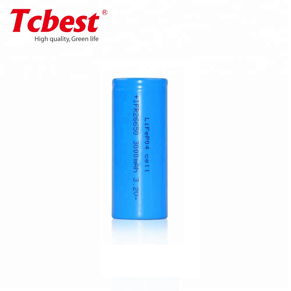 Factory Directly Wholesale/Supplier Rechargeable Ifr26650 3.2V 3000mAh LiFePO4 Lithium Battery Cells for RV/Solar/Energy Storage/Power Banks/Golf Carts/Scooters