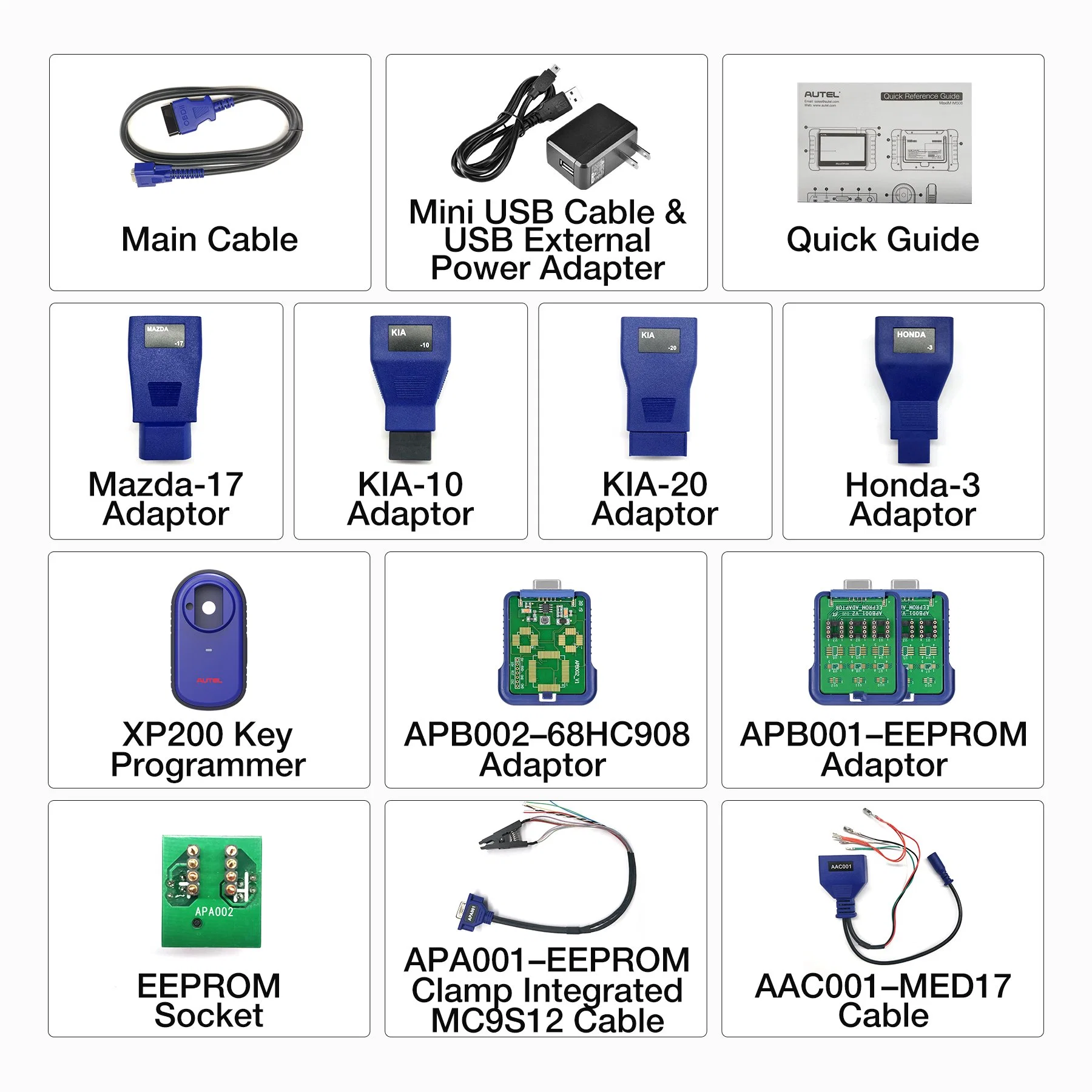 2021 Autel Maxim Im508 OBD2 أداة تشخيص السيارة S