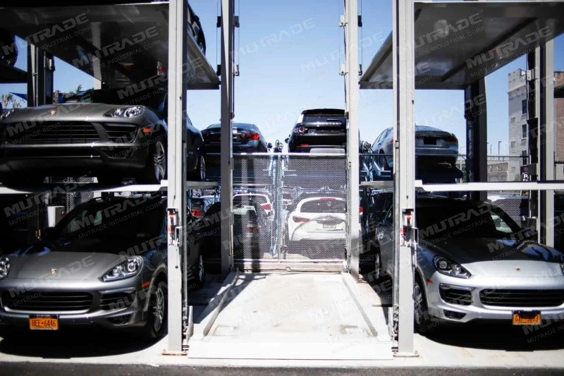 Sistema de almacenamiento de estacionamiento de automóviles CE Auto de elevación con 4 Post