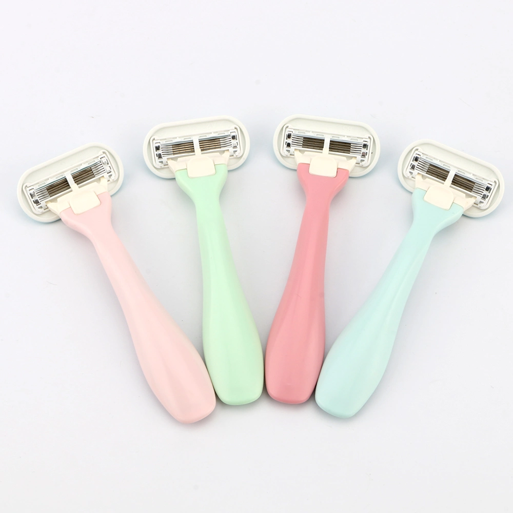 Women System Razor New Gift Packing Replace Cartridge Shaving Razor Plastic Handle Lady Razor on Hot Sale