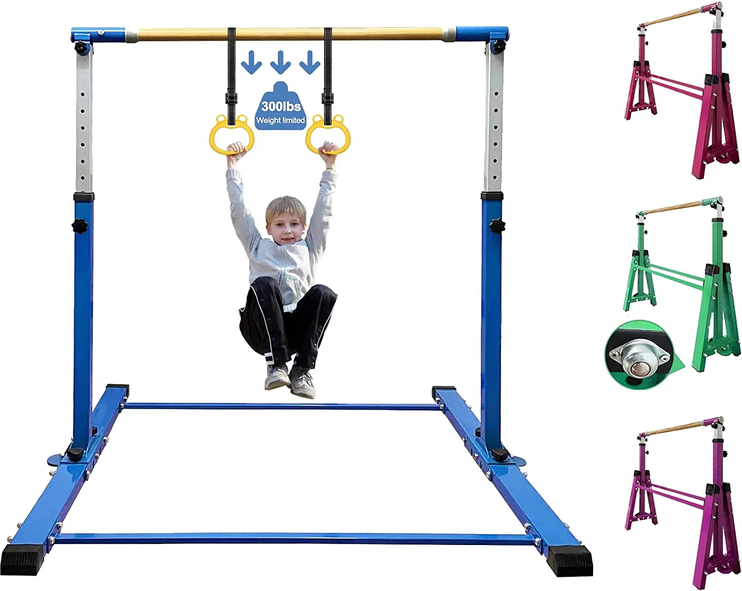 Kip Bar and Gymnastics Mat (Multiple Sizes and Colors)