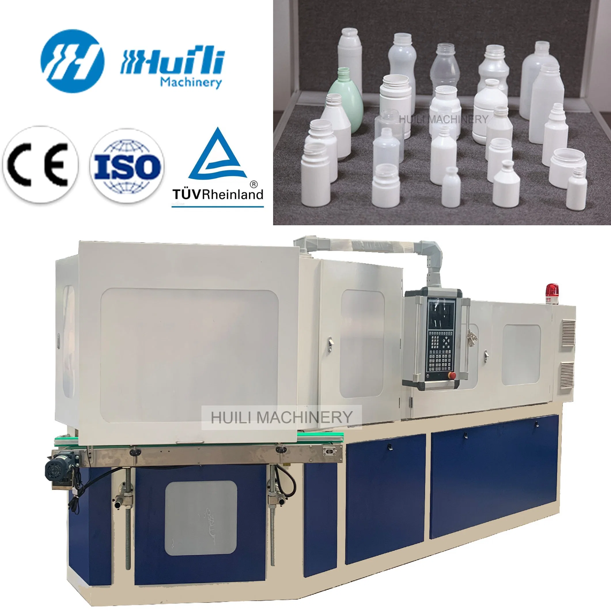 Pharmaceutical Bottle Blowing Machine / Plastic Injection Blow Maker New Injection Blowing Molding Machine