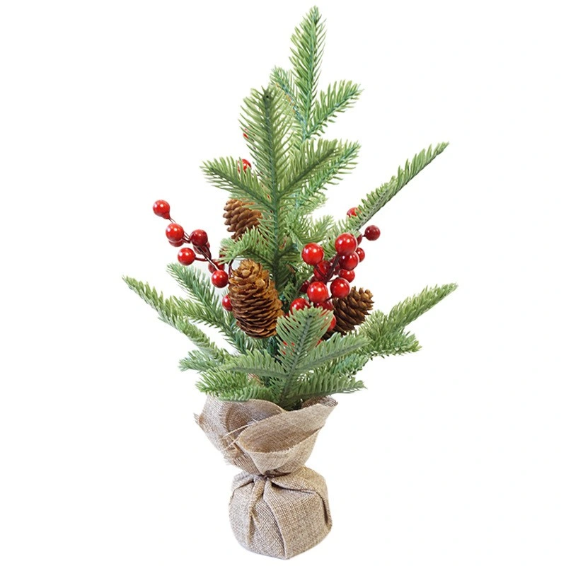 40 cm Mini simulierter Weihnachtsbaum für Haushalt Tischdeko