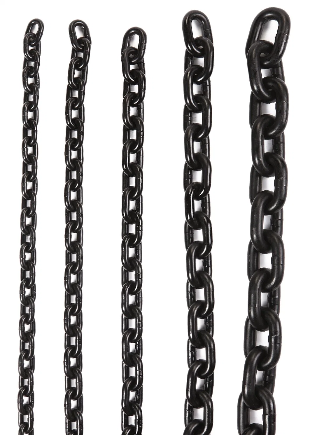 China Hangzhou Dele High quality/High cost performance  7mm*21mm G80 Standard Black Tempered Anchor Lifting Chain