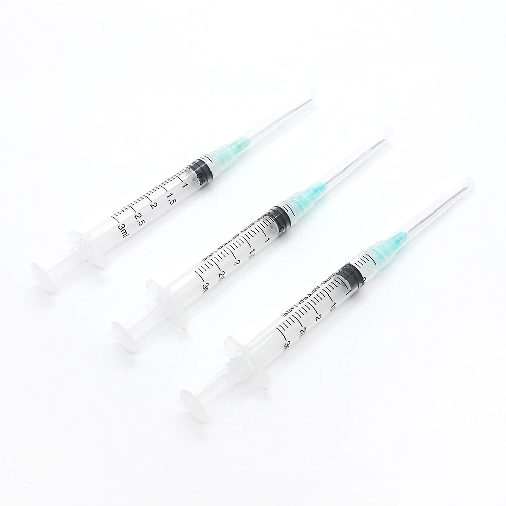 Factory Price Professional 3-Part OEM Luer Lock Plastic Self Destruct Ad Re-Use Prevention Medical Disposable Needles Syringes