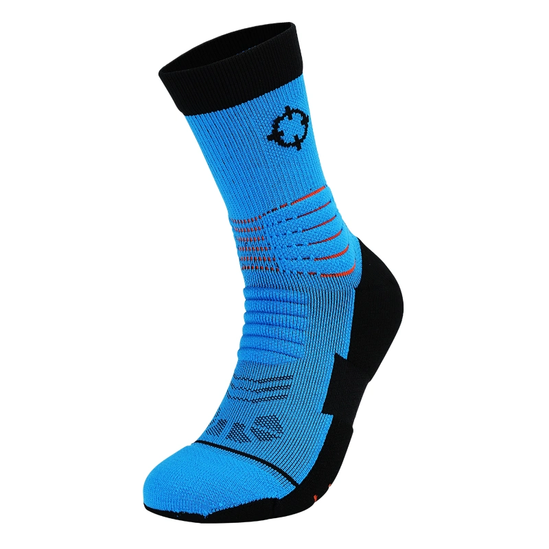 Multi Color Men's Socks Breadthable Basketball High Elastics Socks