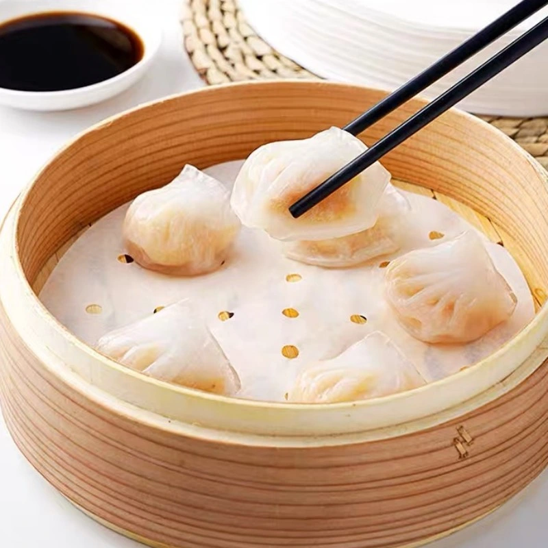 Dim Sum Paper Für Dampfgarer Mit Kleinem Loch, Silikonbeschichtet Dampfgarer-Papier