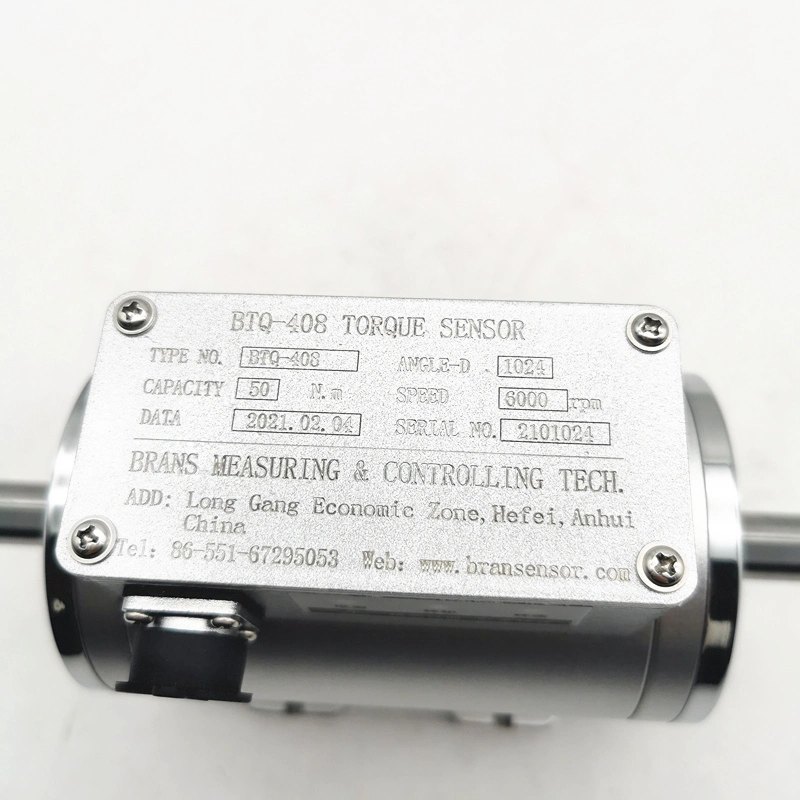 Aktueller Typ dynamische Drehdrehmomentmessgerät 1nm 5nm 5nm 100nm Statischer Drehmomentsensor aus legiertem Stahl 200nm (BTQ-408)