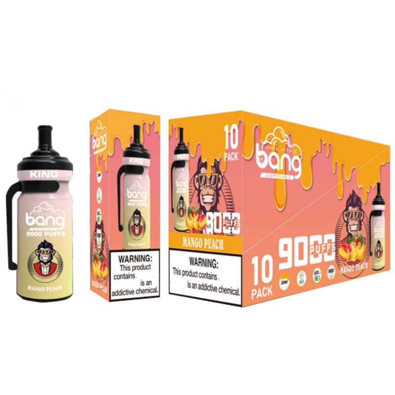 Einweg-Flasche Vape Pod Gerät 9K Puffs Tank Bang King 9000 Puffs