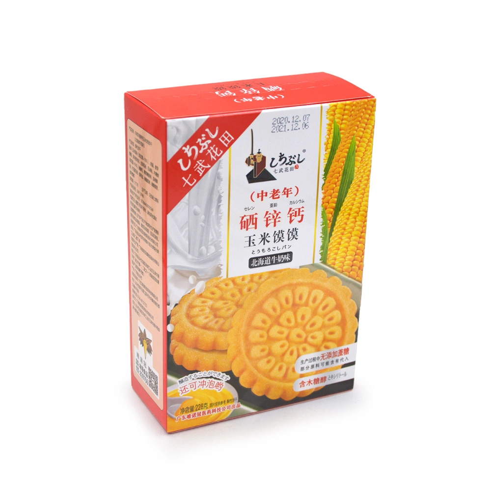 228g dulce crujiente saludable comer o beber en seco instantánea maíz galletas