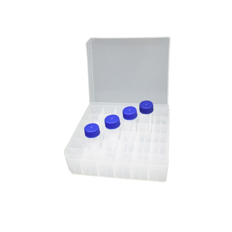 Laboratoire de Médecine 36 puits en plastique 5ml Cryovial case congélateur tube