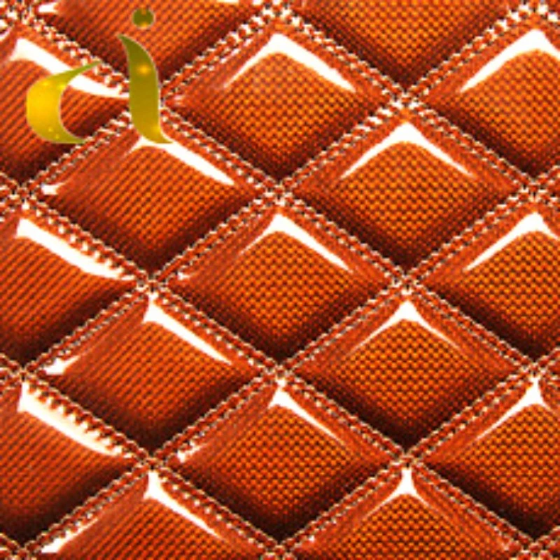Fabric Microfiber leather and accessories 3D Artificial Synthetic PVC PU Leather