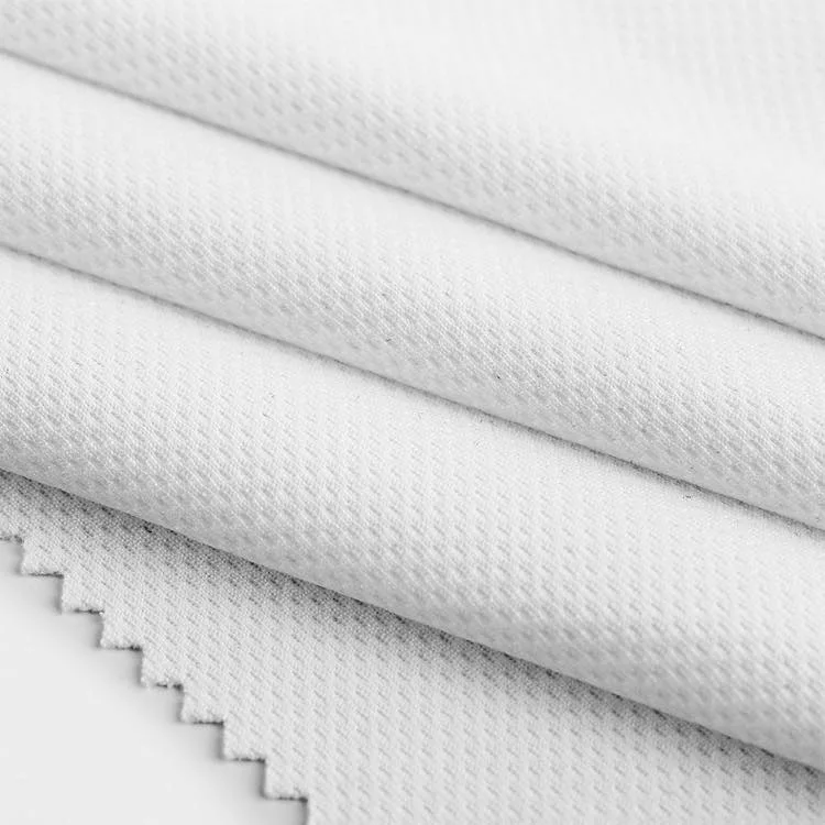 Bird Eye Mesh Football Jersey Fabric Material for Garment