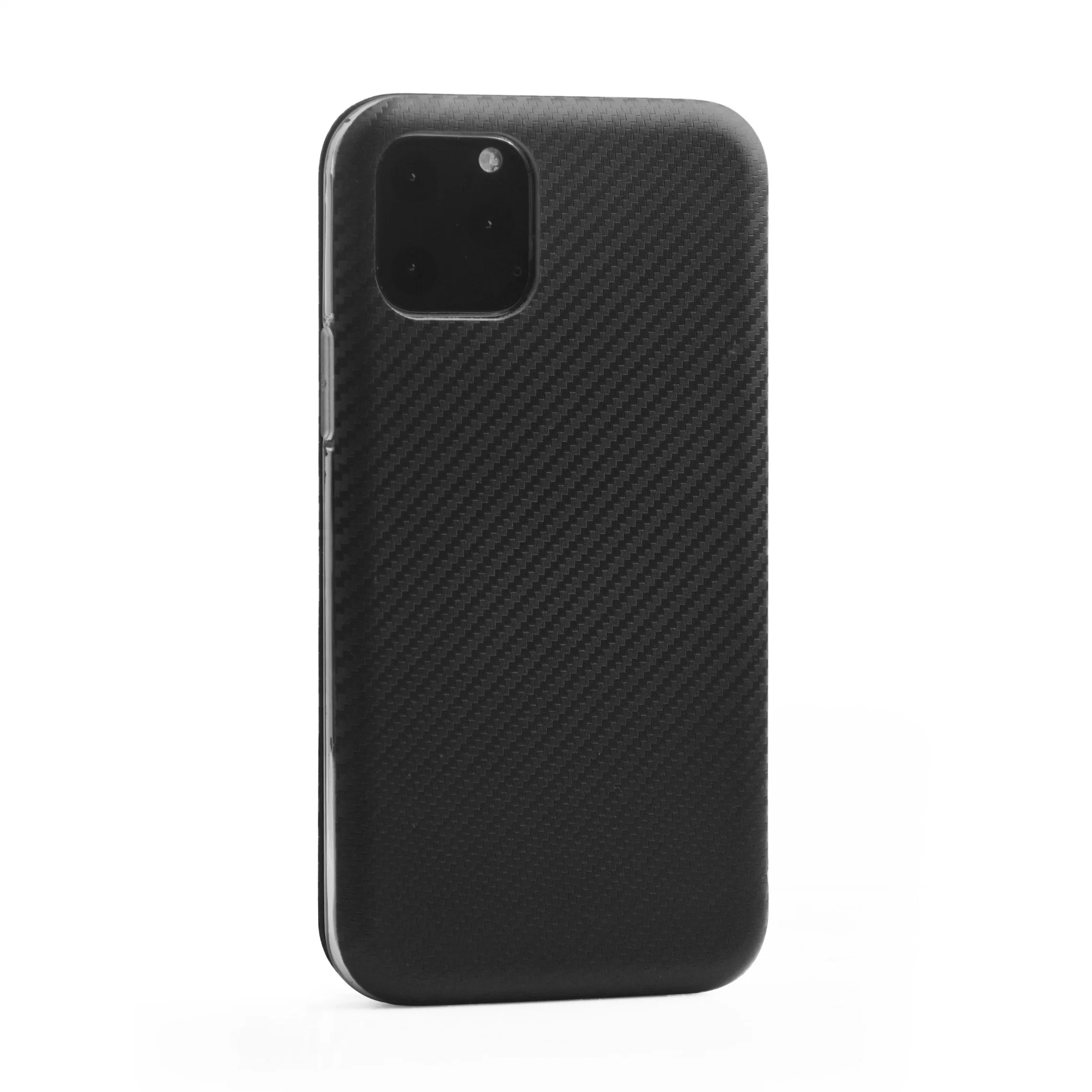 Le luxe de fibre de carbone Capot arrière cuir PU 360 Degré de protection Flip téléphone mobile livre Housse magnétique pour l'iPhone 11 iPhone 12 iPhone 13