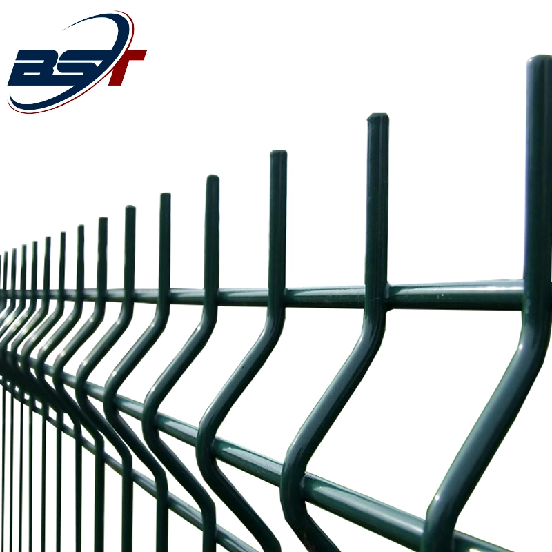 High quality/High cost performance 3D Curved Powder Coating Welded Mesh Parking Fence