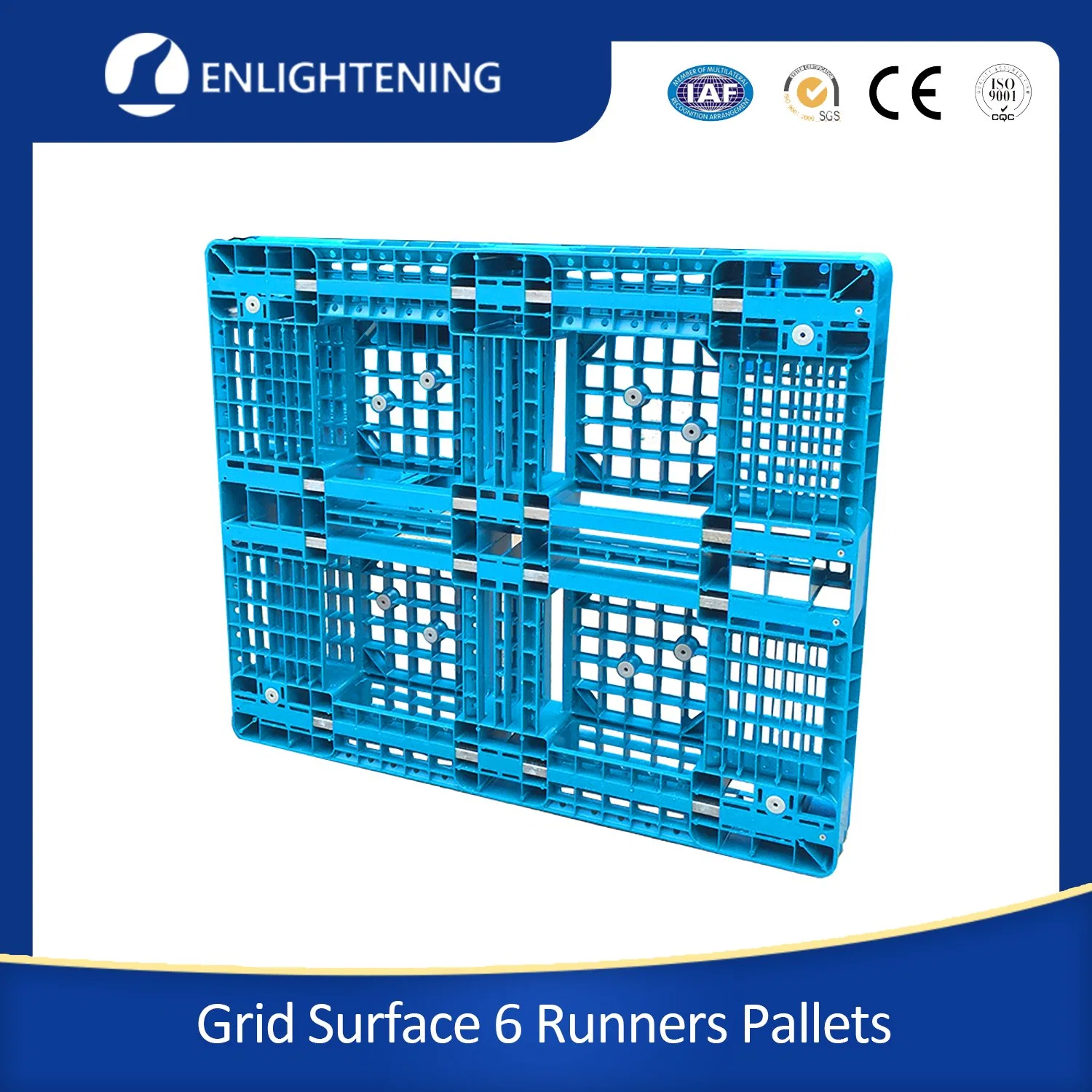 Wholesale/Supplier Factory Price Heavy Duty Durable Solid Deck HDPE Material Plastic Pallet for Transportation