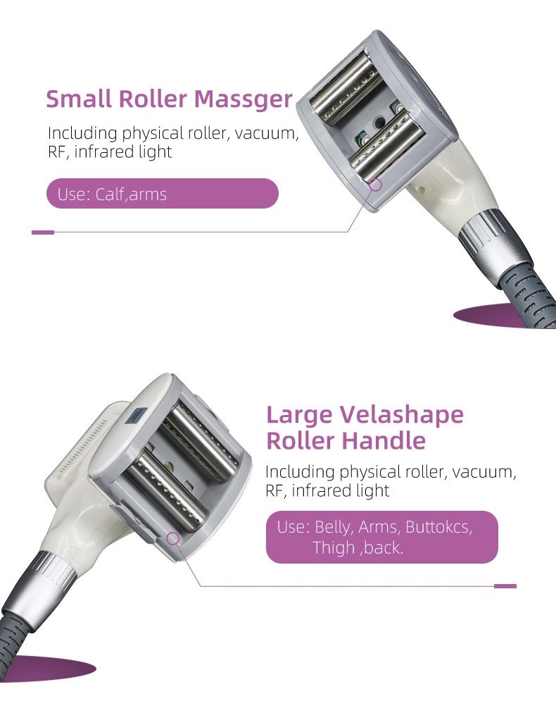 Pérdida de peso Talta cara de vientre brazo pierna Anti arrugas Envejecimiento LED RF láser SPA Salon uso Belleza estimular colágeno Firming V9 II máquina vela