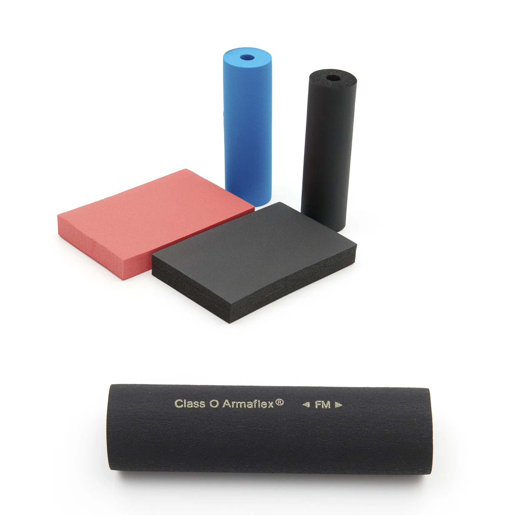 1-5/8 ID Armacell Class 1 High quality/High cost performance Fireproof Insulation Rubber Foam Tube with Closed-Cell