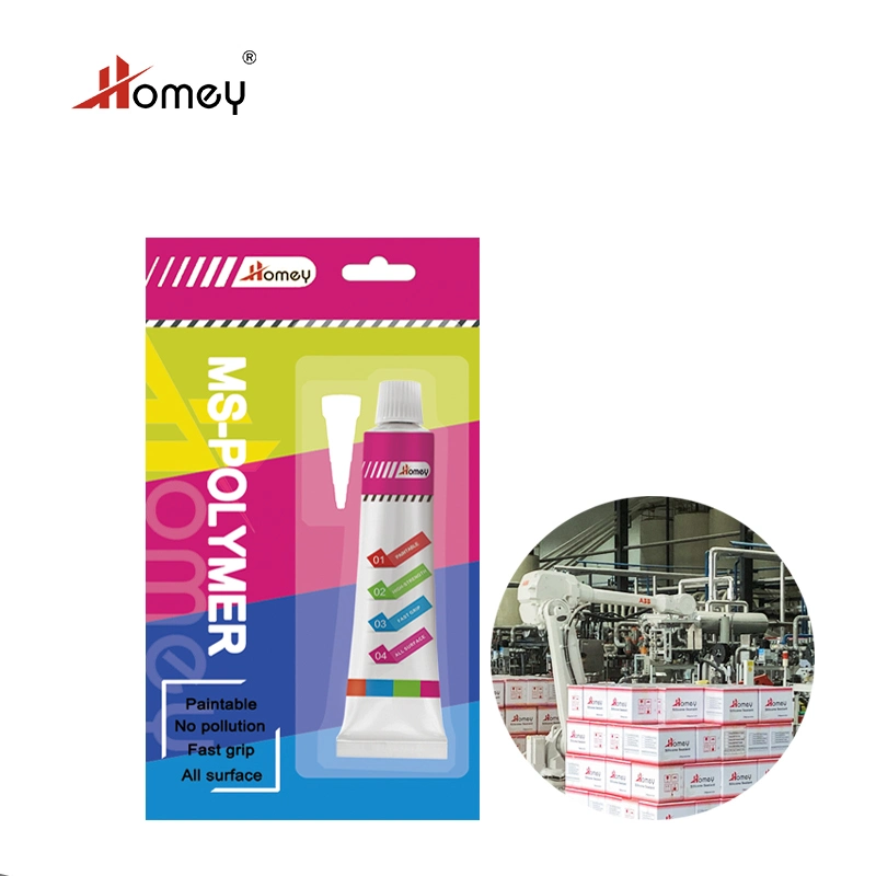 Homey no tóxico exterior Paintable Caulk silicona selladora