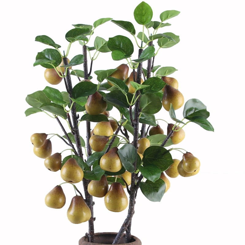 Cheap Price Realistic Artificial Pear Fruit Branches for Home Decoration