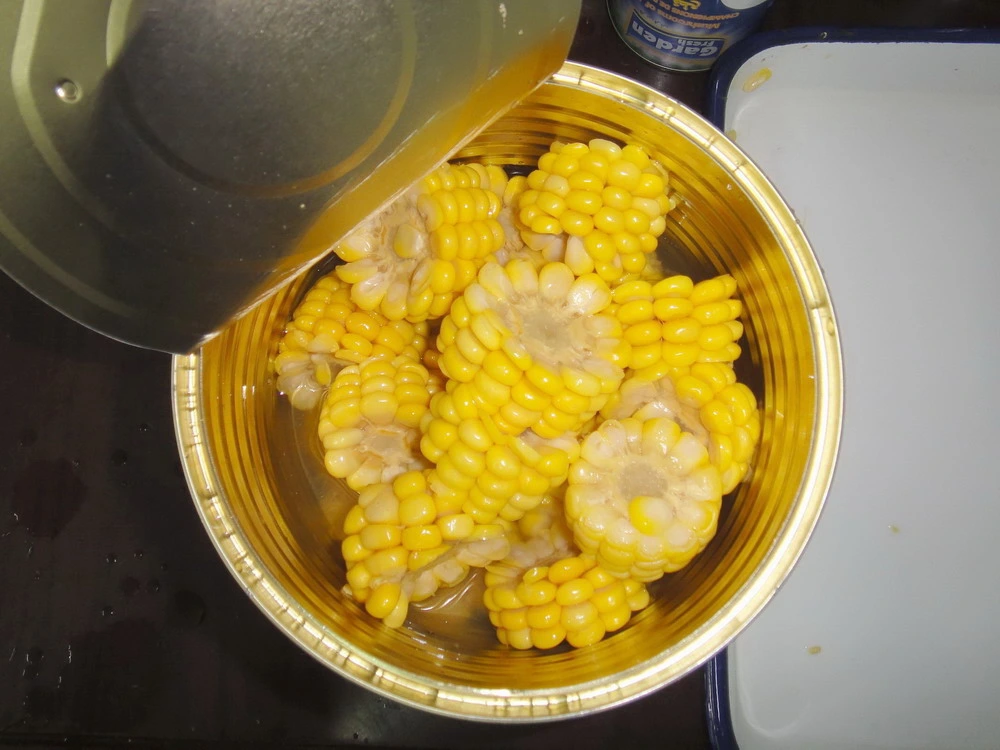 Canned Fresh Sweet Corn Food From New Season