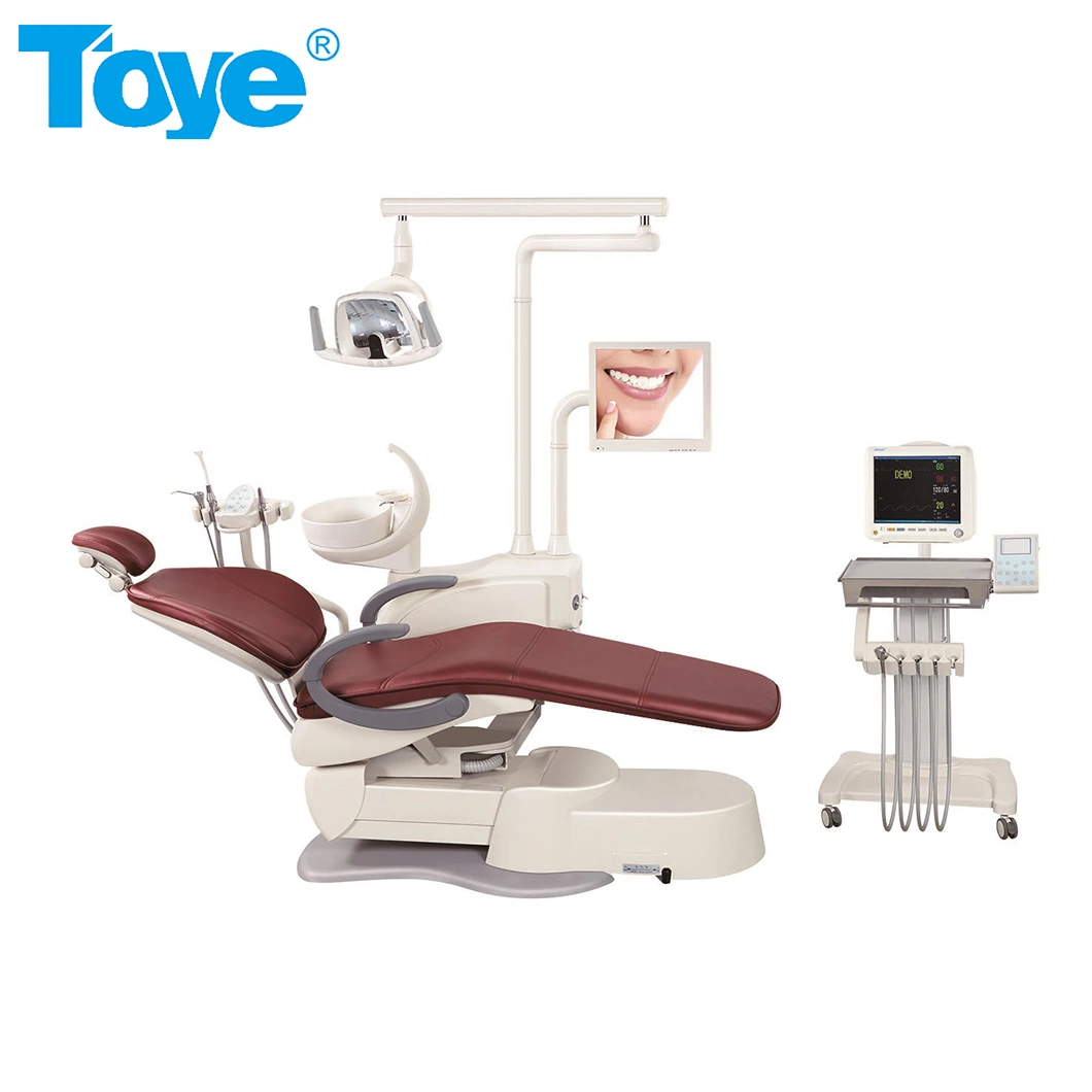 2023 Mobile Cart FDA ISO Approved Dental Chair Dental Operatory Ausrüstung Dental Chair Firmen Dental Supplies
