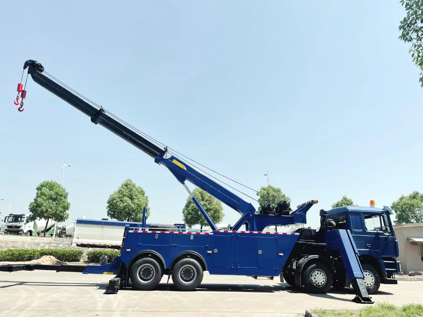 Shacman 30t -50ton camion de récupération de secours camion de remorquage pour Remorque de bus de dépannage