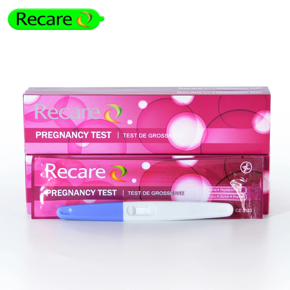 Wholesale/Supplier Baby Check Colloidal Gold First Response One Step Urine HCG Test Midstream Pregnancy Test