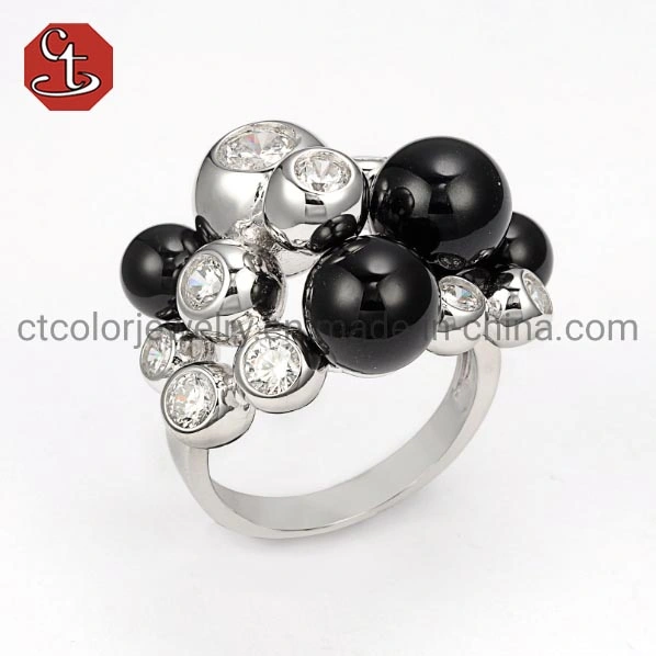 Wholesale New Model Special Fashion Jewelry 925 Sterling Silver Cubic Zircon Rings