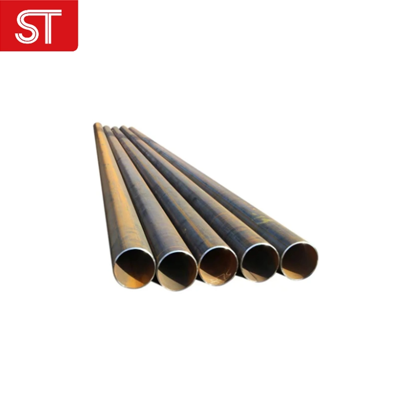 Manufacturer ASTM A53 / A106 Gr. B Sch 40 Black Iron Seamless Steel Tube Ms Welded Carbon Steel Pipe